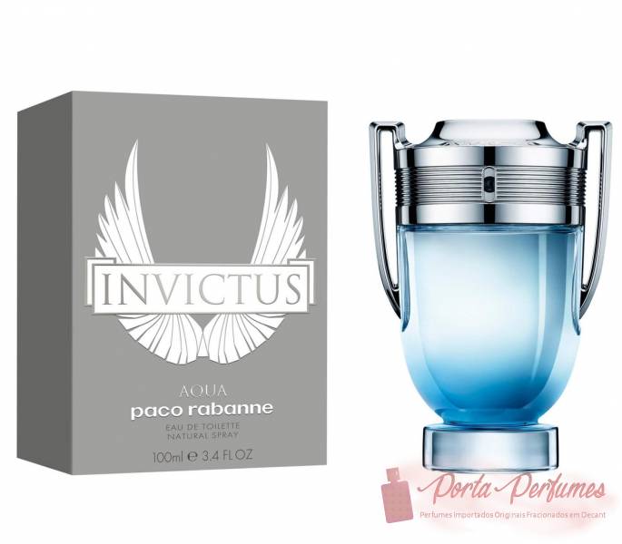 Decant / Amostra do Perfume Masculino Paco Rabanne Invictus Aqua Eau de Toilette (EDT)