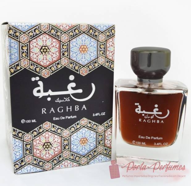 Decant / Amostra do Perfume Unissex Lattafa Raghba Classic Eau de Parfum (EDP)